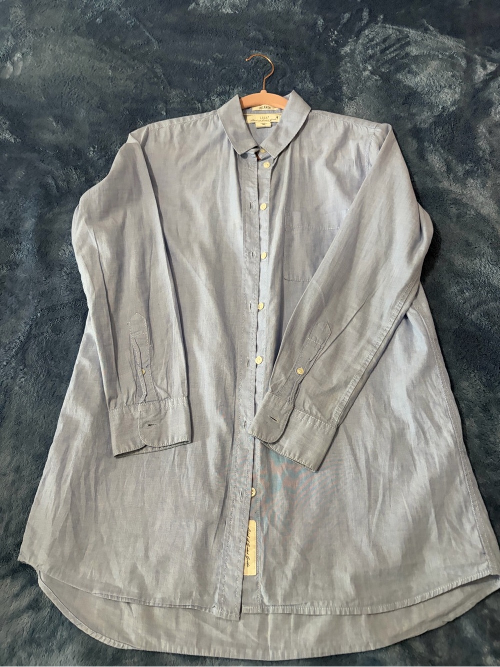 H&M Light Blue Long Sleeve Button-Up Shirt